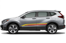 Load image into Gallery viewer, Triple retro stripes light shades Graphics vinyl decals for Honda CRV