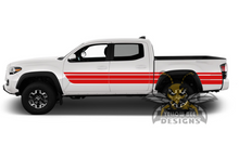 Load image into Gallery viewer, Triple Belt Lines Side Graphics for Toyota Tacoma Decals