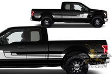 Load image into Gallery viewer, Triple Hockey decals Graphics Ford F150 Super Crew Cab 6.5&#39;&#39; stripes