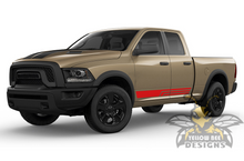Load image into Gallery viewer, Side Stripes Graphics Kit Vinyl Decals Compatible with Dodge Ram 1500 Quad Cab 