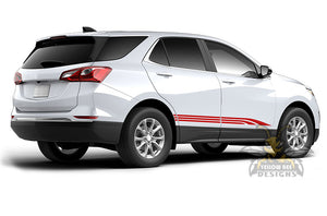 Triple Stripes Graphics Vinyl sticker for Chevrolet Equinox decals