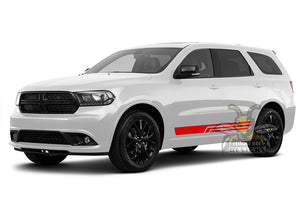 Triple Lower Side Stripes Vinyl Decals for Dodge Durango