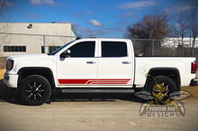 Load image into Gallery viewer, Triple Stripes Graphics Vinyl Decals Compatible with GMC Sierra decals
