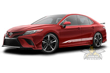 Load image into Gallery viewer, Triple Side Stripes Graphics Vinyl Decals Compatible with Toyota Camry
