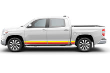 Load image into Gallery viewer, Triple Yellow Orange Red Stripes Graphics Decals for Toyota Tundra