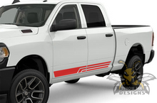 Load image into Gallery viewer, Triple Line Side Stripes Graphics Kit Vinyl Decal Compatible with Dodge Ram 2500 Crew Cab 2019, 2020