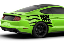 Load image into Gallery viewer, US Flag Decals Graphics vinyl for ford Mustang USA decals