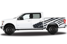 Load image into Gallery viewer, Ford F150 USA Flag Decals Bed Stickers Graphics Compatible With F150