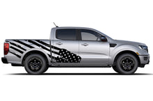 Load image into Gallery viewer, USA Flag Bed Vinyl Decal Compatible with Ford Ranger