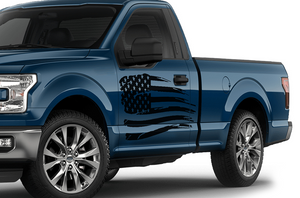Ford F150 Stickers Decals USA Flag Graphics Compatible With Ford F150