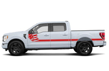Load image into Gallery viewer, USA Flag Side Stripes Decals Graphics Compatible With F150
