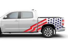 Load image into Gallery viewer, USA Red/Blue Graphics Decals for Toyota Tundra