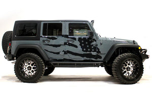 USA Flag Decals Graphics for Jeep Wrangler JL