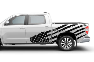 USA Side Graphics Vinyl Decals for Toyota Tundra