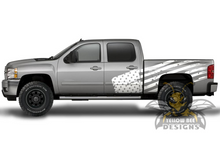 Load image into Gallery viewer, Side Stripes Graphics vinyl for chevy silverado USA decals