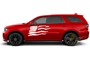 USA Flag Side Vinyl Decals for Dodge Durango