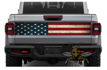 Load image into Gallery viewer, USA Flag designs Graphics for tailgate decals for jeep JT Gladiator