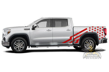 Load image into Gallery viewer, USA Flag side Graphics Vinyl Compatible gmc sierra decals
