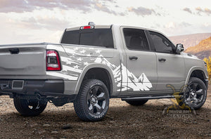 USA Mountains Graphics Decals for Dodge Ram
