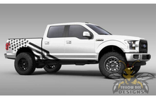 Load image into Gallery viewer, USA Side Decals Graphics Stripes Ford F150 Super Crew Cab 2019, 2020, 2021