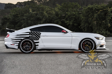 Load image into Gallery viewer, Side Decals Graphics vinyl for ford Mustang USA decals