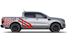 Load image into Gallery viewer, US Flag Side Graphics Decals Compatible with Ford Ranger