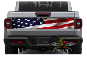 US Flag designs Graphics for tailgate decals for jeep JT Gladiator