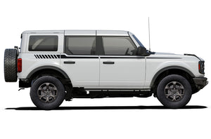 Up Hash Stripes Graphics Vinyl Decals for Ford bronco