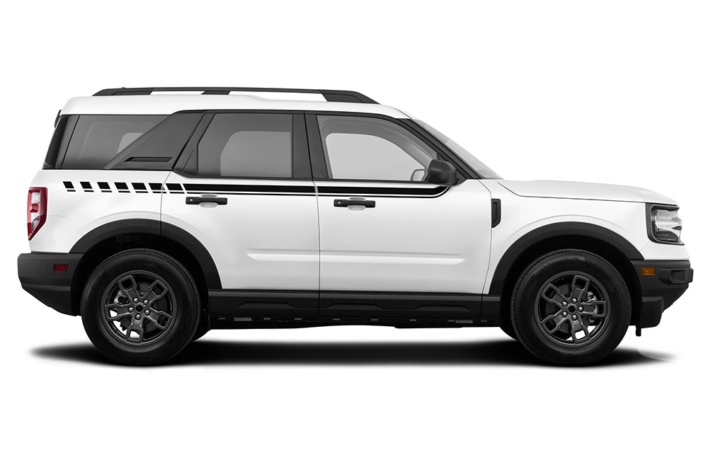 Up Side Graphics Stripes Vinyl Decals Compatible with Ford Bronco Sport
