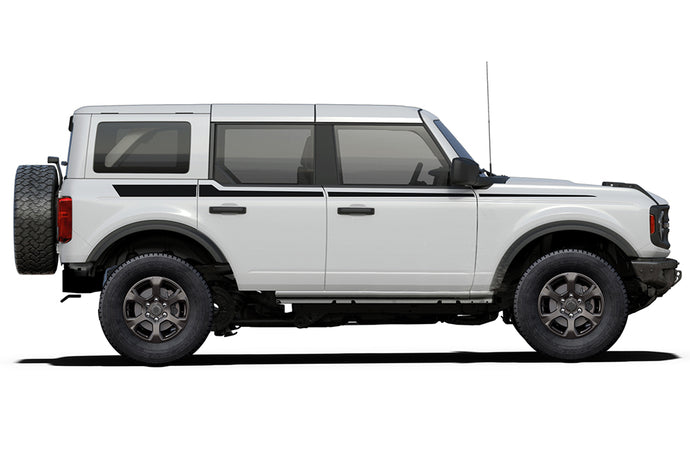 Up Side Stripes Graphics Vinyl Decals for Ford bronco