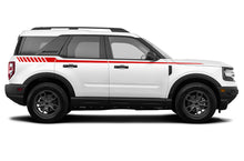 Load image into Gallery viewer, Up Door Hash Stripes Graphics Vinyl Decals Compatible with Ford Bronco Sport