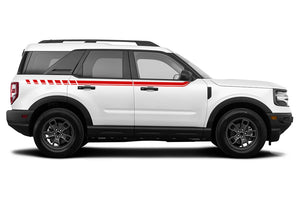 Up Side Graphics Stripes Vinyl Decals Compatible with Ford Bronco Sport
