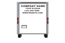 Load image into Gallery viewer, Business Vinyl Lettering, Graphics, Decals For Trailer 5&#39; x 8&#39;