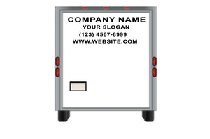 Business Vinyl Lettering, Graphics, Decals For Trailer 5' x 8'