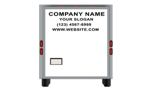 Business Vinyl Lettering, Graphics, Decals For Trailer 7' x 20' 