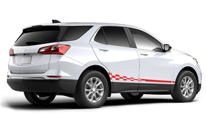 Side wave Stripes Graphics Vinyl Decals Compatible with Chevrolet Equinox