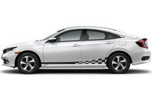 Load image into Gallery viewer, Wavy Lower Side Stripes Graphics Vinyl Decals Compatible with Honda Civic