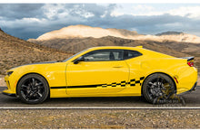 Load image into Gallery viewer, Wavy Side Stripes Graphics Vinyl Decals Compatible with Chevrolet Camaro