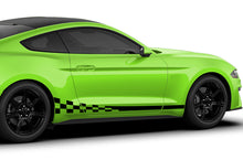 Load image into Gallery viewer, Wavy Side Stripes Graphics Vinyl Decals Compatible with Ford Mustang
