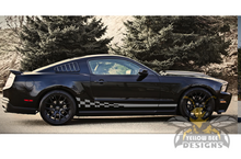 Load image into Gallery viewer, Wavy Side Stripes Graphics vinyl graphics for ford Mustang decals