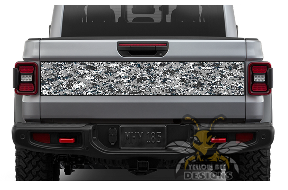 White Army designs Graphics for tailgate decals for jeep JT Gladiator