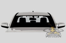 Load image into Gallery viewer, Toyota Tacoma Windshield Graphics Quotes Vinyl Decals