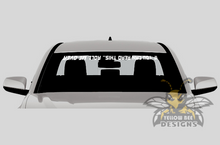 Load image into Gallery viewer, Toyota Tacoma Windshield Graphics Quotes Vinyl Decals