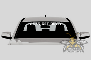 Toyota Tacoma Windshield Graphics Quotes Vinyl Decals