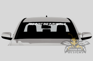 Toyota Tacoma Windshield Graphics Quotes Vinyl Decals