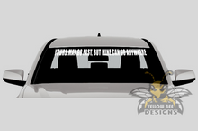 Load image into Gallery viewer, Toyota Tacoma Windshield Graphics Quotes Vinyl Decals