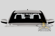 Load image into Gallery viewer, Toyota Tundra Windshield Graphics Quotes Vinyl Decals