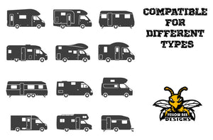 Replacement Decals For RV Trailer Hauler Camper MotorΗomeGraphics