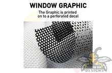 Load image into Gallery viewer, Perforated Green Army Rear Window Decal Compatible with JL Wrangler