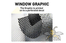 Load image into Gallery viewer, Black Skull Rear Window vinyl Ford F150 Perforated Decals